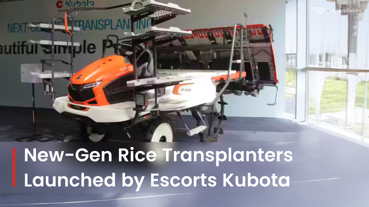New-Gen Rice Transplanters Launched by Escorts | Tractorsdekho.com
